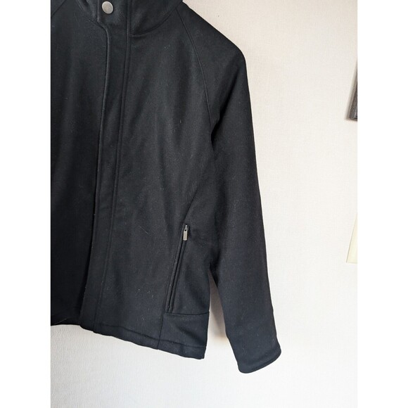Smartwool Jacket Small Black Merino Wool Blend Full Zip Coat Gorpcore Outdoor - Picture 5 of 14